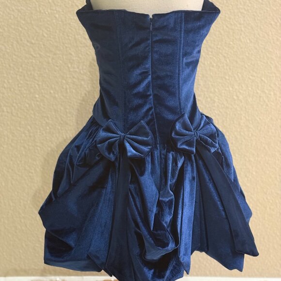 Prom Home Coming Tea Length Formal Dress - Picture 2 of 2